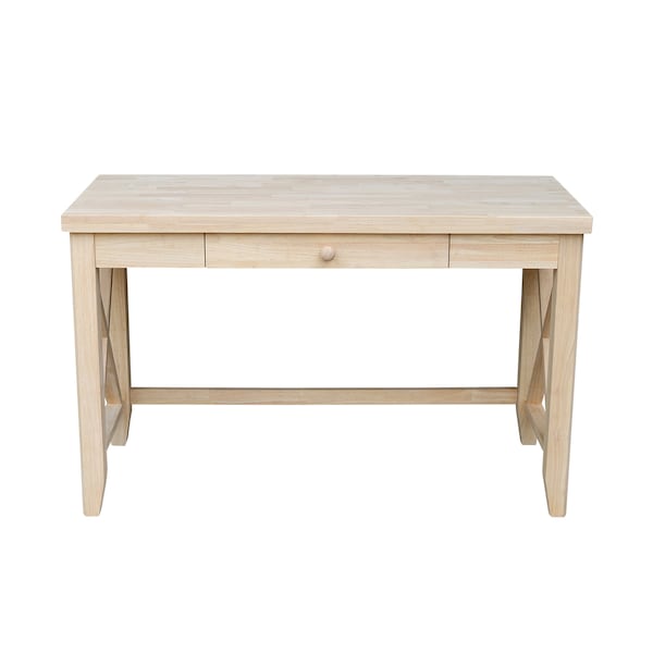International Concepts Hampton Desk 21 in D X 21 H, 30 W X Hardwood, Unfinished OF-67X - main
